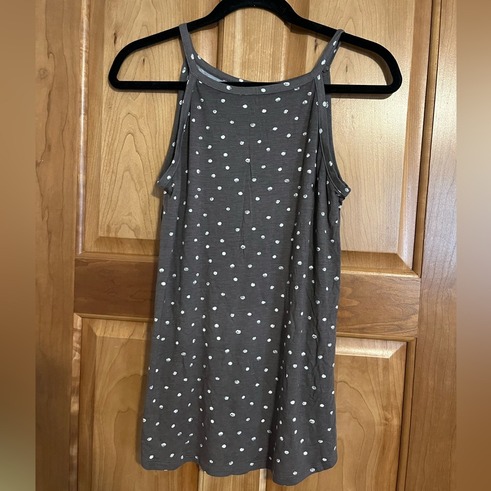 Maurices Brown Polka Dot 24/7 Tank